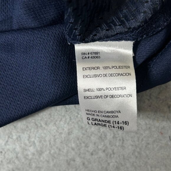 Seattle Seahawks Youth Jersey L (14/16) Navy Blue Russell Wilson #3 NFL Football - Picture 10 of 12